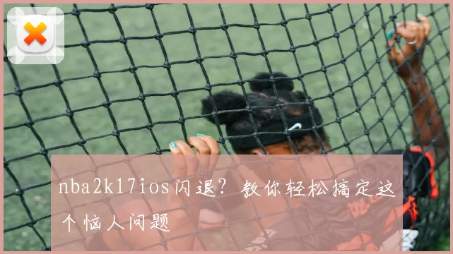 nba2k17ios闪退？教你轻松搞定这个恼人问题